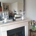 2x Riviera Maison Windlichten, Huis en Inrichting, Woonaccessoires | Kandelaars en Kaarsen, Ophalen of Verzenden, Zo goed als nieuw