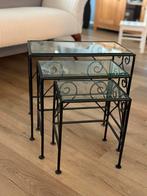 Metalen bijzettafeltjes, Minder dan 45 cm, Metaal of Aluminium, Ophalen of Verzenden, Zo goed als nieuw