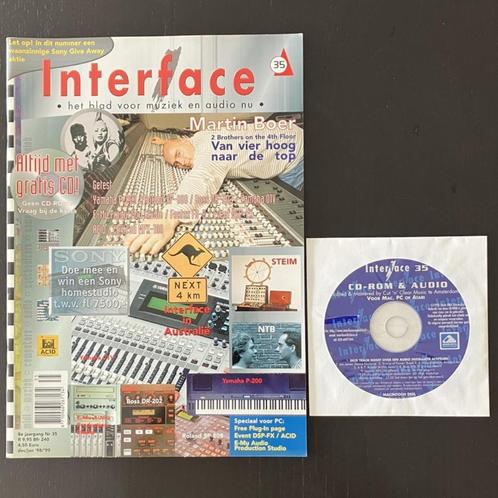 Interface nr. 35 met CD (december/januari 1999), Boeken, Tijdschriften en Kranten, Gelezen, Muziek, Film of Tv, Ophalen of Verzenden