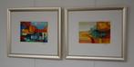 Ton Schulten zeefdruk, 2 luik., Antiek en Kunst, Kunst | Litho's en Zeefdrukken, Ophalen