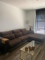 Fijne bruine bank te koop !, Ophalen, 250 tot 300 cm, Gebruikt, Hoekbank