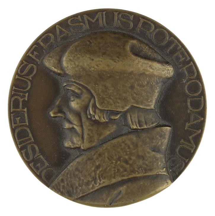 Bon Ingen-Housz - Penning VPK, 1936 : Erasmus, Postzegels en Munten, Penningen en Medailles, Brons, Nederland, Verzenden