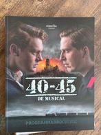 Programmabrochure 40-45 de musical, Tickets en Kaartjes, Theater | Musical, Eén persoon