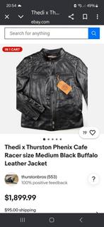 Thedi thurston cafe racer jacket xl, Motoren, Kleding | Motorkleding, Ophalen of Verzenden, Tweedehands
