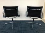 Vitra Eames EA108 zwart hopsak/chroom design draaibaar, Ophalen, Zwart, Zo goed als nieuw, Metaal