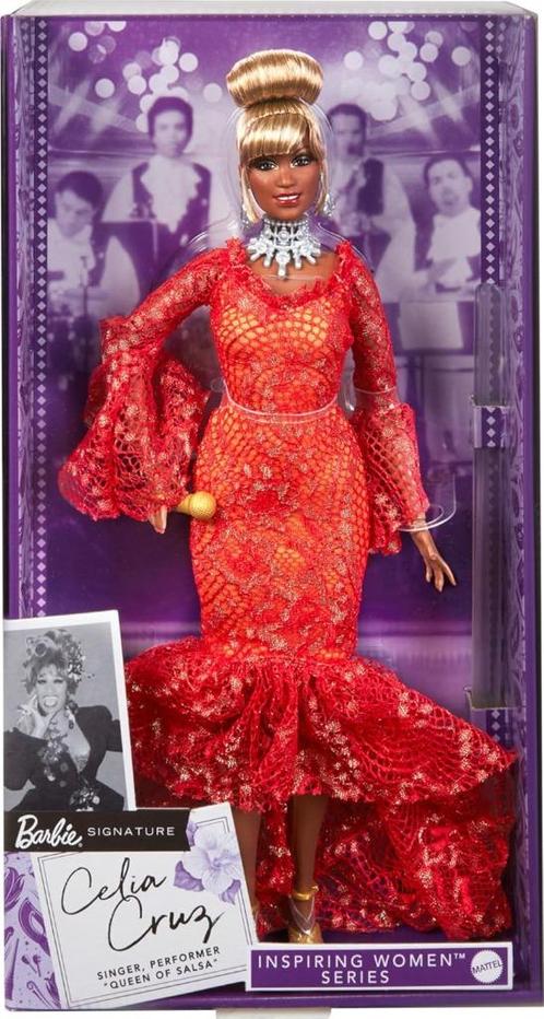 Barbie Celia Cruz, Verzamelen, Poppen, Nieuw, Fashion Doll, Ophalen of Verzenden