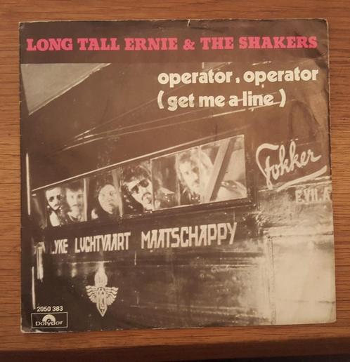 2050 383 long tall ernie & the shakers operator operator, Cd's en Dvd's, Vinyl Singles, Zo goed als nieuw, Single, Rock en Metal
