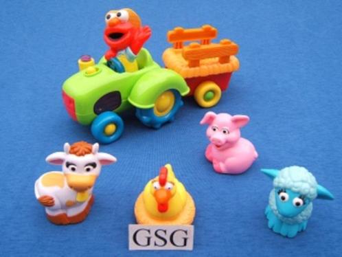 Boer Elmo tractor met geluid nr. 7077-02, Kinderen en Baby's, Speelgoed | Overig, Zo goed als nieuw, Ophalen