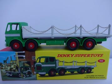 Leyland Octopus Flat Truck groen nr: 935 van Dinky Toys 1/50 beschikbaar voor biedingen