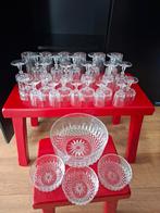 Kristallen Glazen en Schalen Set, Antiek en Kunst, Ophalen