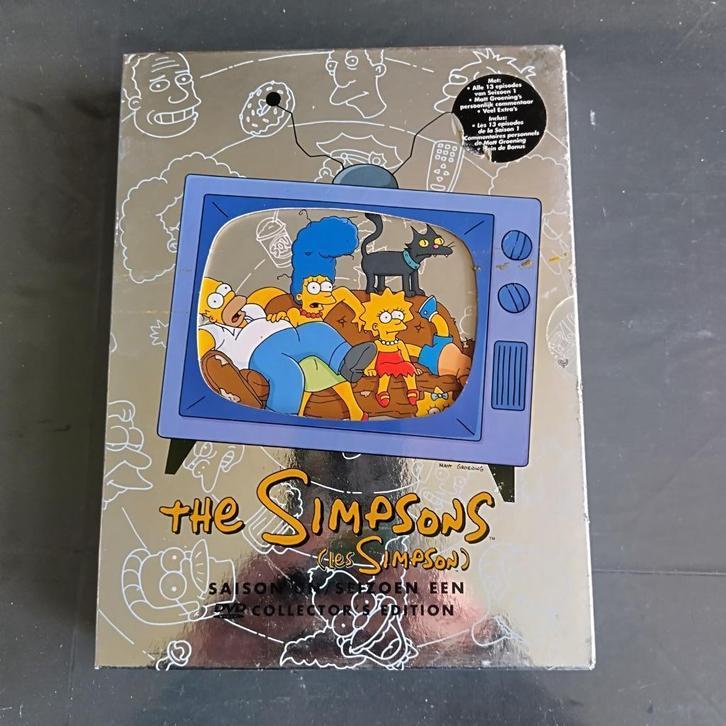 B3-1) The Simpsons - seizoen 1 - box, Cd's en Dvd's, Dvd's | Tv en Series, Zo goed als nieuw, Komedie, Boxset, Vanaf 6 jaar, Ophalen of Verzenden