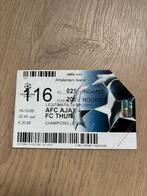 Ajax - FC Thun ticket 18-10-2005, Verzamelen, Ophalen of Verzenden
