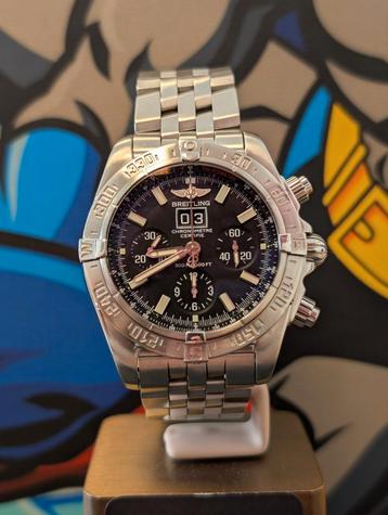 Breitling Chronomat 44 Blackbird full set big date.  beschikbaar voor biedingen
