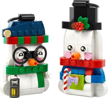 Lego | Winter | Kerst | Sneeuwpopornamenten | 40812 beschikbaar voor biedingen
