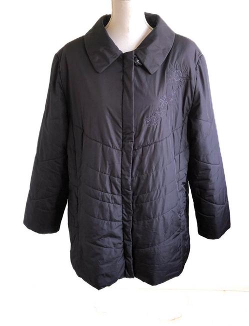 Mooie jas van Ulla Popken 50/52, Kleding | Dames, Grote Maten, Zo goed als nieuw, Jas of Mantel, Blauw, Ophalen of Verzenden
