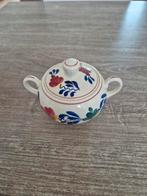 Boerenbont Potje met Deksel - Ø13cm, Huis en Inrichting, Keuken | Servies, Gebruikt, Overige typen, Ophalen of Verzenden, Aardewerk