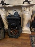 Prachtige marmeren schouw kleur  ecru onbeschadigd, Ophalen, Zo goed als nieuw, Overige brandstoffen, Overige soorten