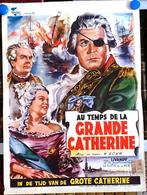 Filmposter Aux temps de la Grande (Tijd van Grote) Catherine, Ophalen of Verzenden, Gebruikt, A1 t/m A3, Film en Tv