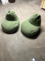 Groene Zitzakken - Set van 2!, Ophalen of Verzenden, Gebruikt, Groen, Zitzak
