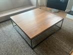 Prachtige salontafel, notenhout, Huis en Inrichting, Tafels | Salontafels, Minder dan 50 cm, 100 tot 150 cm, 100 tot 150 cm, Metaal