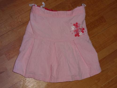 l. roze ribfluwelen rok mt 128 als nieuw, Kinderen en Baby's, Kinderkleding | Maat 128, Zo goed als nieuw, Meisje, Jurk of Rok
