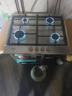 Inbouw kookplaat butaan propaan flessengas lpg gas, Zo goed als nieuw, Inbouw, Gas, 4 kookzones