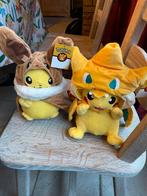 Pikachu Poncho Knuffels - Set van 2!, Ophalen of Verzenden, Nieuw, Overige typen