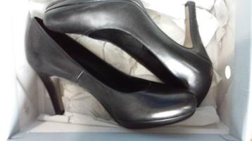 manfield hakken zwart leer leren gala freeflex 10cm  beschikbaar voor biedingen