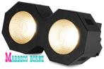 LED Stage Blinder, COB LED`s 2x 50 watt 2in1 LED spots, Nieuw, Info@marbeco.nl, Kleur, BeamZ