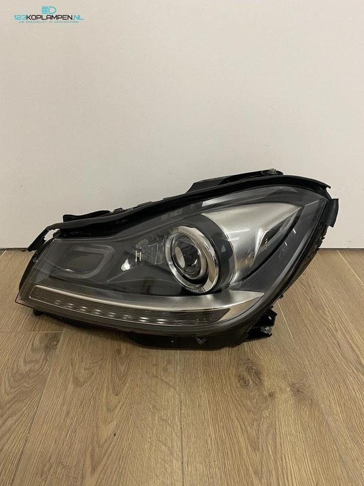 Mercedes W204 Facelift ILS Xenon koplamp links, Auto-onderdelen, Verlichting, Mercedes-Benz, Gebruikt, Ophalen of Verzenden