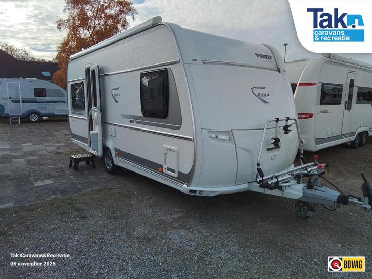 Fendt Bianco Selection 465 SFB, Caravans en Kamperen, Caravans, Bedrijf, tot en met 4, 1250 - 1500 kg, Rondzit, Fendt, Frans bed