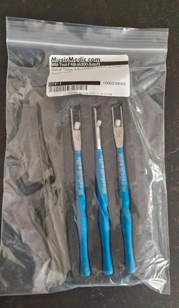 MusicMedic set van 3 Saxofoonklep Adjustment Levers

 beschikbaar voor biedingen