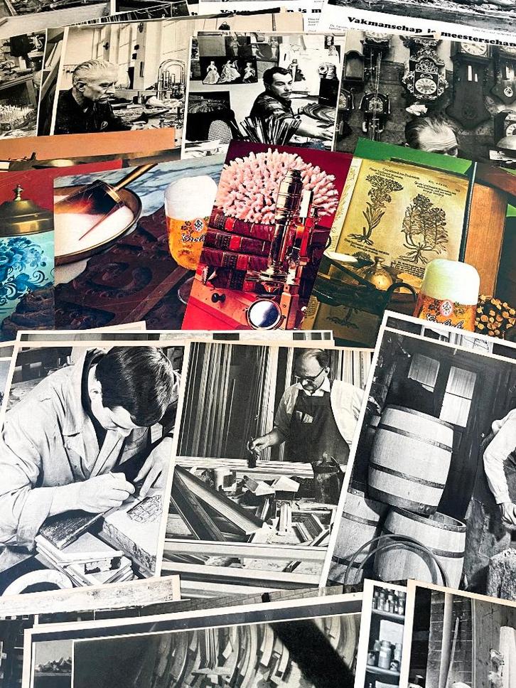 Grolsch - Vakmanschap is meesterschap (65 advertenties), Verzamelen, Biermerken, Gebruikt, Reclamebord, Plaat of Schild, Grolsch