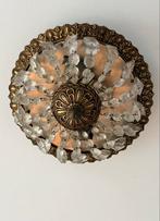 Kristallen Plafonnière Kroonluchter - 35cm, Huis en Inrichting, Ophalen of Verzenden, Gebruikt, Glas, Queen Ann