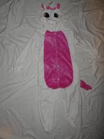Leuk wit/roze EENHOORN pak/onesie, Kinderen en Baby's, Carnavalskleding en Verkleedspullen, Ophalen, Gebruikt, 110 t/m 116, Meisje