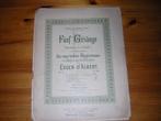 Eugen d'albert - funf gesange - nr. 5, Muziek en Instrumenten, Bladmuziek, Zang, Gebruikt, Ophalen of Verzenden, Artiest of Componist