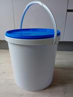 Emmers met deksel 20L (10 voor 30.-) 2 kleuren, Huis en Inrichting, Emmers, Ophalen of Verzenden, Zo goed als nieuw, Kunststof