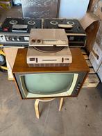 Antik tv met 2 bandrecorder & antiek platenspeler, Antiek en Kunst, Ophalen of Verzenden