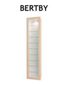 2 x IKEA Bertby vitrinekast, Ophalen, Minder dan 50 cm, Met deur(en), Zo goed als nieuw