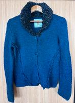 Blauw wollen vest van Inti maat S, Kleding | Dames, Blauw, Ophalen of Verzenden, Zo goed als nieuw, Maat 36 (S)
