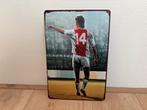 Prachtig vintage bord Johan Cruijff (Ajax, 30x20), Verzamelen, Ophalen of Verzenden, Zo goed als nieuw, Reclamebord