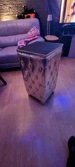 Zilver kleurige zuil, Huis en Inrichting, Woonaccessoires | Zuilen en Pilaren, Ophalen, Gebruikt