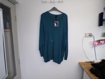 Mooie petrol vest Adia XL - 54/56 nieuw! beschikbaar voor biedingen