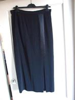 Collage zwarte lange rok met bies maat 44, Zwart, Maat 42/44 (L), Ophalen of Verzenden, Zo goed als nieuw