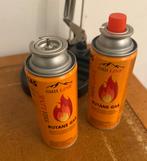 Two cans of butane gas, Caravans en Kamperen, Kampeeraccessoires, Ophalen