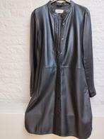 IBANA echt leren jurk / jas, Verzenden, Zwart, Zo goed als nieuw, Knielengte