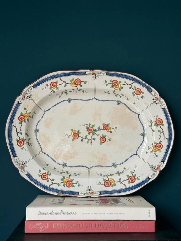 Furnivals Limited Kang-He zeer oude XL serveerschaal, Antiek en Kunst, Antiek | Servies los, Verzenden