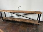 Side table XXL, Huis en Inrichting, Tafels | Sidetables, Ophalen, Gebruikt, 200 cm of meer, 25 tot 50 cm