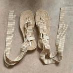 Nieuw/Zara raffia zomer sandalen Maat 39, Overige kleuren, Zara, Nieuw, Sandalen of Muiltjes