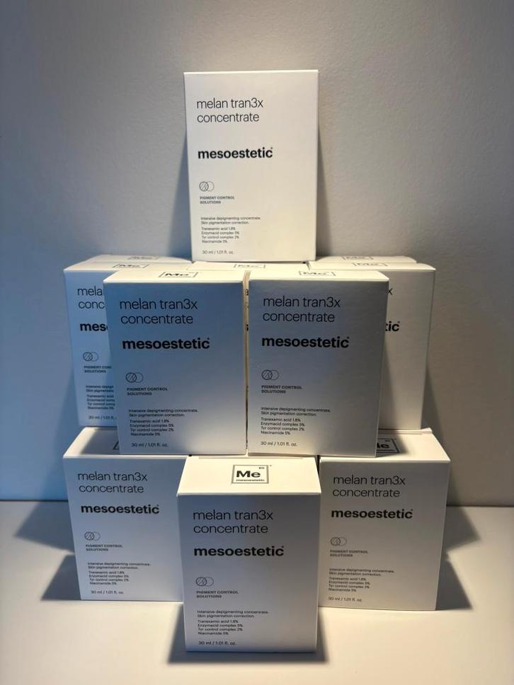 Mesoestetic Mela tran3x concentrate, Sieraden, Tassen en Uiterlijk, Uiterlijk | Gezichtsverzorging, Nieuw, Verzorging, Gehele gezicht